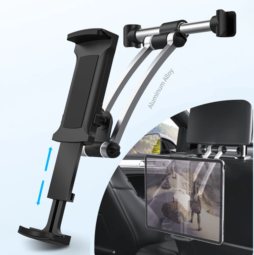Reposacabezas de aluminio para asiento trasero de coche soporte para telefono y tableta de 5-13 pulgadas, para iPad Air Pro 129
Reposacabezas de aluminio para asiento trasero de coche soporte para telefono y tableta de 5-13 pulgadas, para iPad Air Pro 129