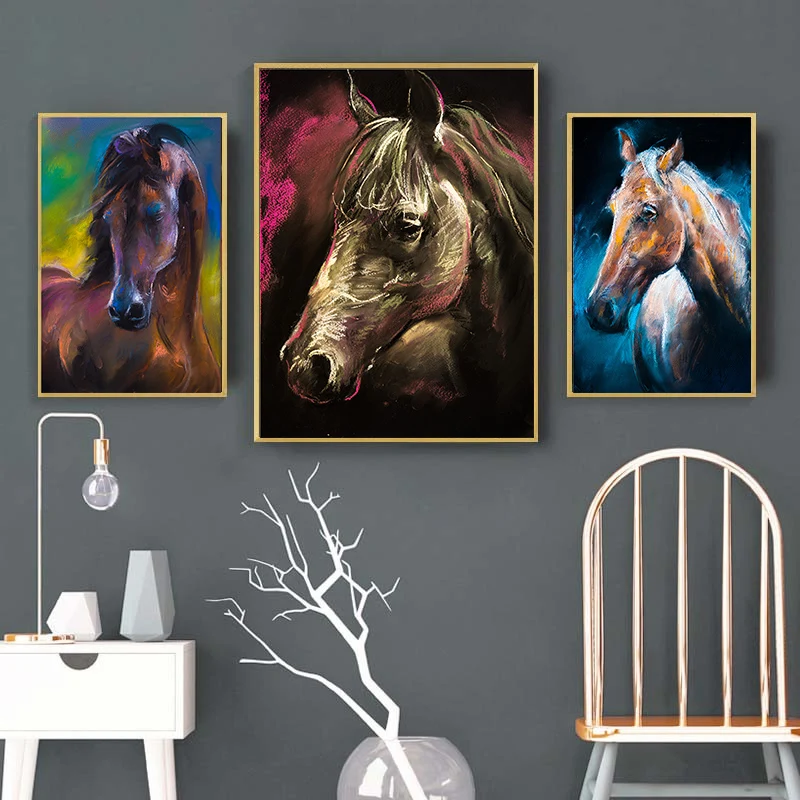 Horse Animal Watercolor Print Home Decor Nordic Canvas Poster Bedroom Living Room Picture Wall Art Impression Simple Painting
Horse Animal Watercolor Print Home Decor Nordic Canvas Poster Bedroom Living Room Picture Wall Art Impression Simple Painting