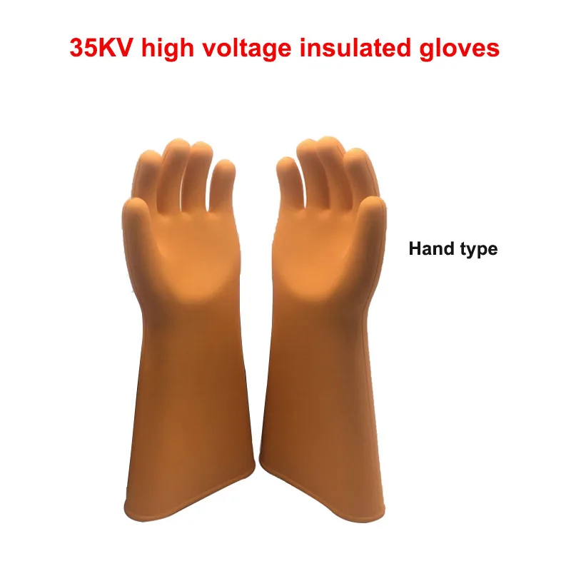 Домашние изоляционные перчатки 12 кВ Высоковольтные электрические защищающие от
