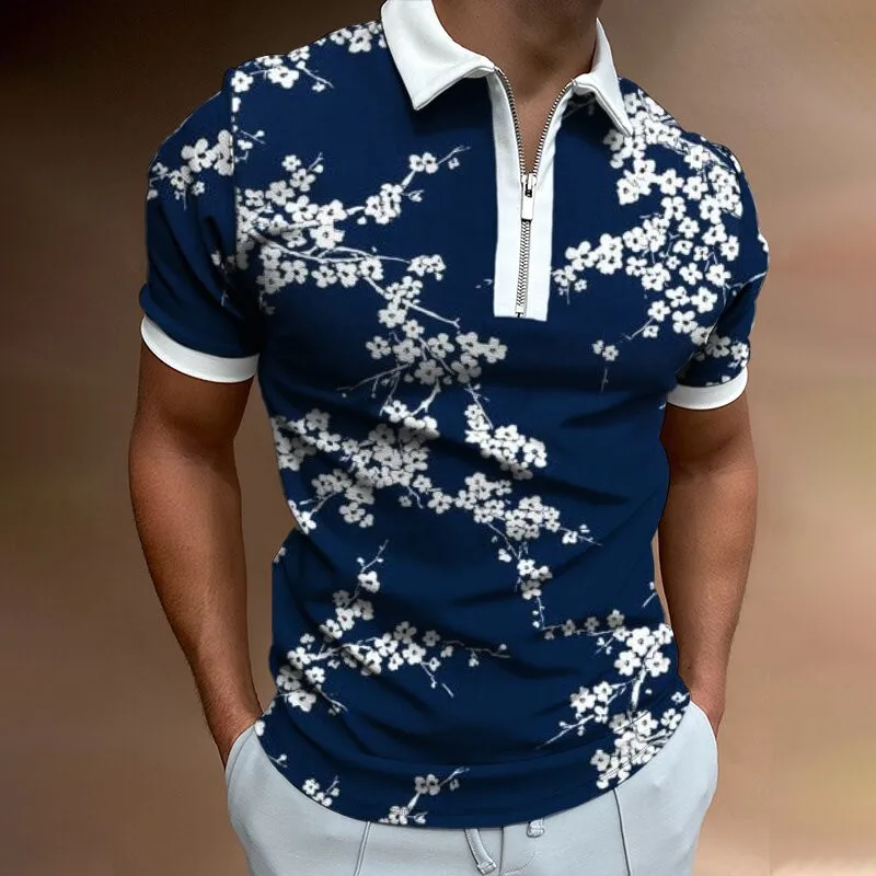 2022 Hawaii Spring/summer High Quality Men's Polo Shirt Printed Casual Short sleeve lapel Men's Zip-up Polo shirt
2022 Hawaii Spring/summer High Quality Men's Polo Shirt Printed Casual Short sleeve lapel Men's Zip-up Polo shirt