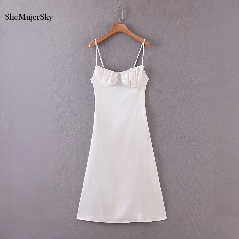 SheMujerSky Women White Pary Dress Spaghetti Strap Maxi Dress 2020 Summer Long Backless Dresses vestidos largos
SheMujerSky Women White Pary Dress Spaghetti Strap Maxi Dress 2020 Summer Long Backless Dresses vestidos largos
