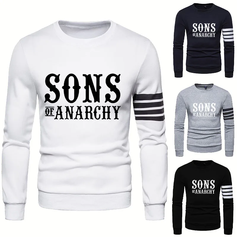 Мужской свитер с капюшоном SOA Sons of анархия, повседневный контрастный хлопковый мужской свитер с принтом для детей и сыновей, весна-осень
Мужской свитер с капюшоном SOA Sons of анархия, повседневный контрастный хлопковый мужской свитер с принтом для детей и сыновей, весна-осень