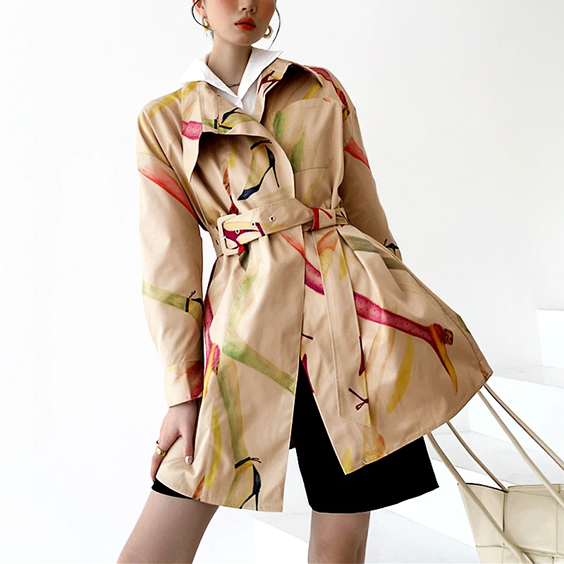 High Fashion Women's Autumn Coat Vogue Chic Printed Trench Coats Woman Winter 2021 Trench Coat For Women Casual Clothes SL552
High Fashion Women's Autumn Coat Vogue Chic Printed Trench Coats Woman Winter 2021 Trench Coat For Women Casual Clothes SL552