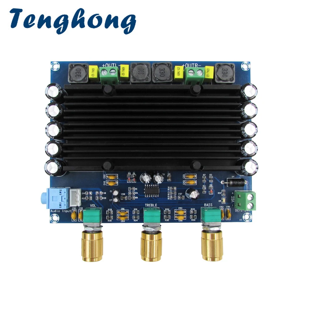 Плата цифрового усилителя звука Tenghong TPA3116D2 HIFI 150 Вт + 150 Вт 2,0 двухканальный стерео цифровой усилитель мощности с тональным усилителем
Плата цифрового усилителя звука Tenghong TPA3116D2 HIFI 150 Вт + 150 Вт 2,0 двухканальный стерео цифровой усилитель мощности с тональным усилителем