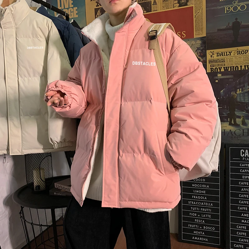 Hybskr Fleece Thicken Letter Graphic Men Winter Coat Stand Collar Oversize Parkas Korean Style Male Padded Coat Warm Jackets
Hybskr Fleece Thicken Letter Graphic Men Winter Coat Stand Collar Oversize Parkas Korean Style Male Padded Coat Warm Jackets