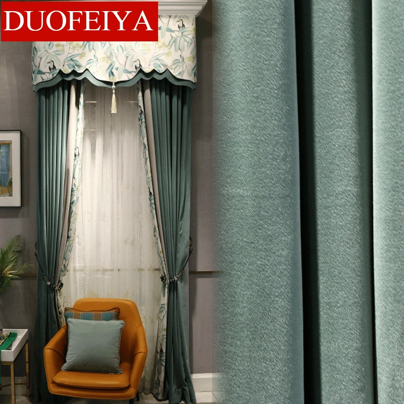 Light luxury American style printing Morandi green matte velvet living room bedroom floor shade curtain fabric customization
Light luxury American style printing Morandi green matte velvet living room bedroom floor shade curtain fabric customization