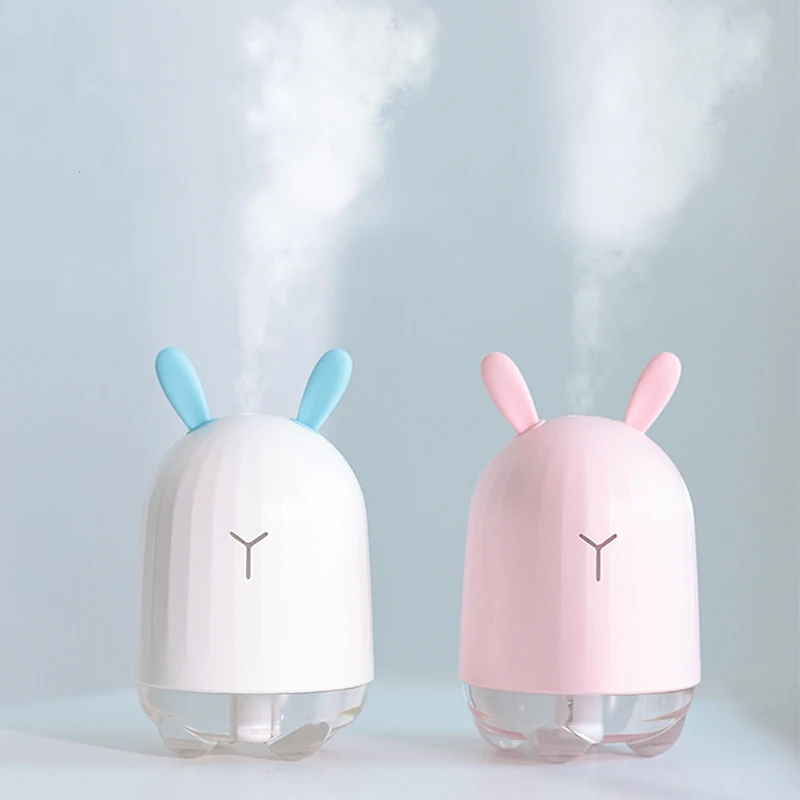 Lovely Rabbit Air Humidifier USB Aroma Diffuser With LED Lamp Mini Ultrasonic Cool Mist Maker Fogger For Office Car Air Purifier 
Lovely Rabbit Air Humidifier USB Aroma Diffuser With LED Lamp Mini Ultrasonic Cool Mist Maker Fogger For Office Car Air Purifier