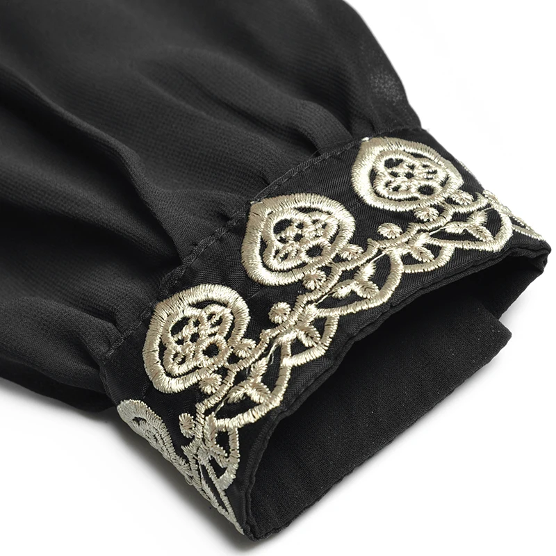AELESEEN Runway Fashion 2 Pieces Sets High Quality Black Embroidery Shirt+PU Long Skirt Elegant Autumn Winter Vintage Sets
AELESEEN Runway Fashion 2 Pieces Sets High Quality Black Embroidery Shirt+PU Long Skirt Elegant Autumn Winter Vintage Sets