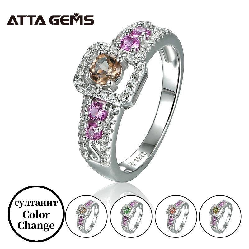 ATTAGEMS 925 Sterling Silver Rings for Women Small Round Cut Created Zultanite Lovely Romantic Ring for Birthday Gifts Quality
ATTAGEMS 925 Sterling Silver Rings for Women Small Round Cut Created Zultanite Lovely Romantic Ring for Birthday Gifts Quality