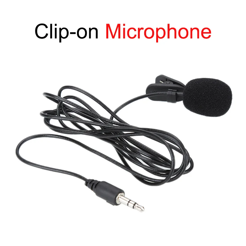 Mini Portable Clip-on Microphone Condenser Lavalier Tie Clip Microphone For Phone Audio Studio Wired Mic For PC Laptop
Mini Portable Clip-on Microphone Condenser Lavalier Tie Clip Microphone For Phone Audio Studio Wired Mic For PC Laptop