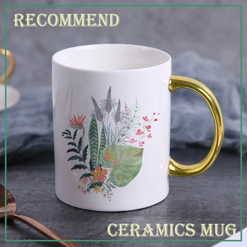 Exquisite ceramic cup creative mug Cartoon plant pattern coffee mug home drinking cup milk juice breakfast cup KTZW-042
Exquisite ceramic cup creative mug Cartoon plant pattern coffee mug home drinking cup milk juice breakfast cup KTZW-042