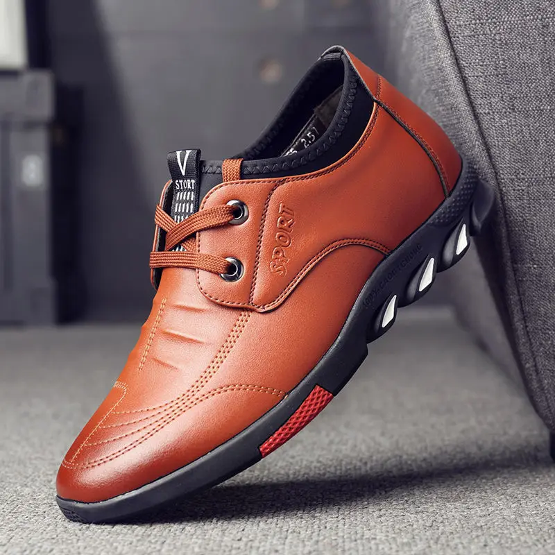 Men Shoes 2021 New Autumn Men's Casual Leather Shoes Soft Leather Soft Soles Lazy People Breathable Beans Shoes
Men Shoes 2021 New Autumn Men's Casual Leather Shoes Soft Leather Soft Soles Lazy People Breathable Beans Shoes