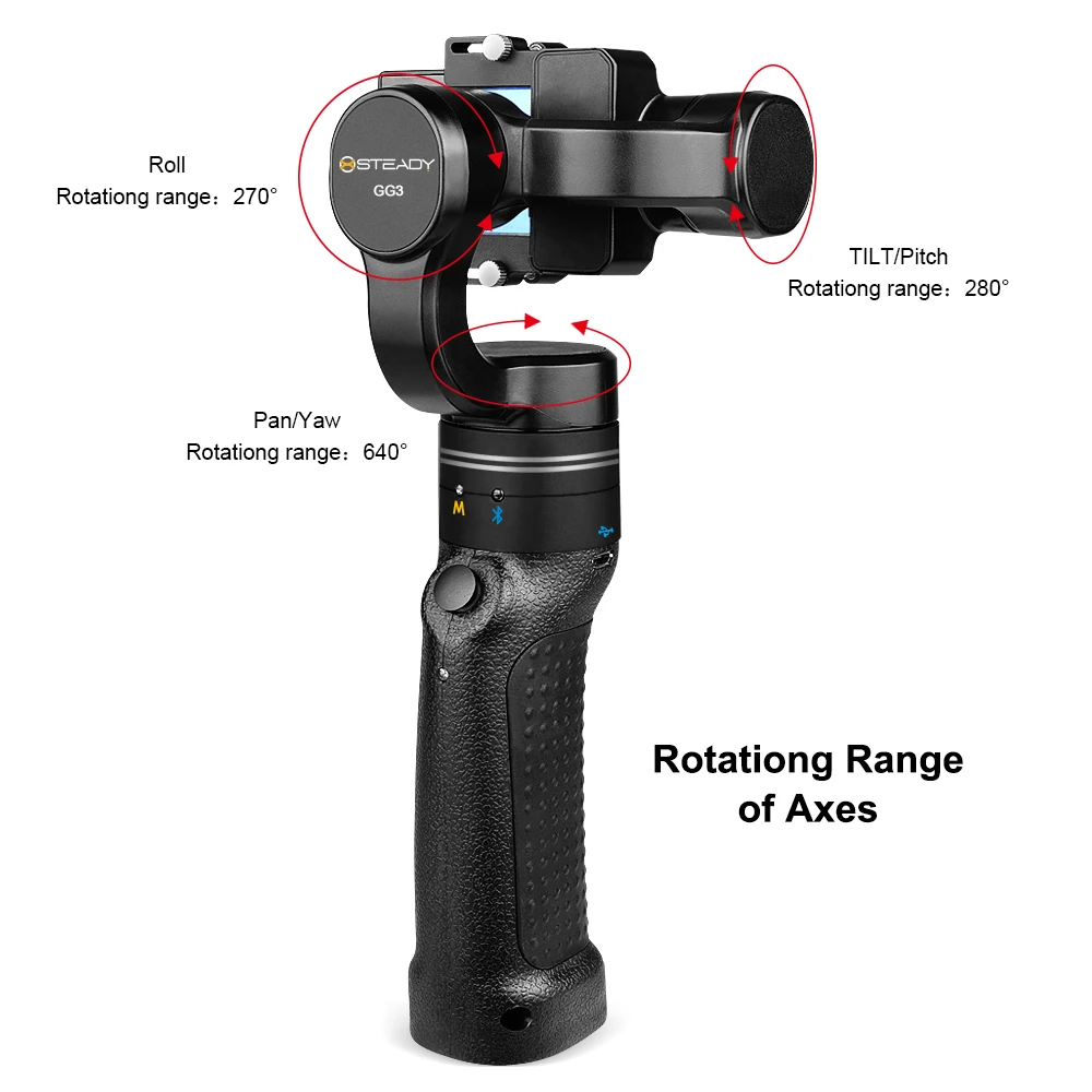 Fivetech 3 Axis Stabilizers Handheld Gimbal Stabilizer for Gopro 6/5/4/3/2/1 Handheld Eliminate Shake Gimbal Stabilizer
Fivetech 3 Axis Stabilizers Handheld Gimbal Stabilizer for Gopro 6/5/4/3/2/1 Handheld Eliminate Shake Gimbal Stabilizer