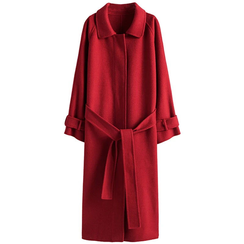 High-end 100% cashmere coats plus size woolen overcoat sashes women's long wool coat 2020 Sping Winter new loose woolen overcoat
High-end 100% cashmere coats plus size woolen overcoat sashes women's long wool coat 2020 Sping Winter new loose woolen overcoat