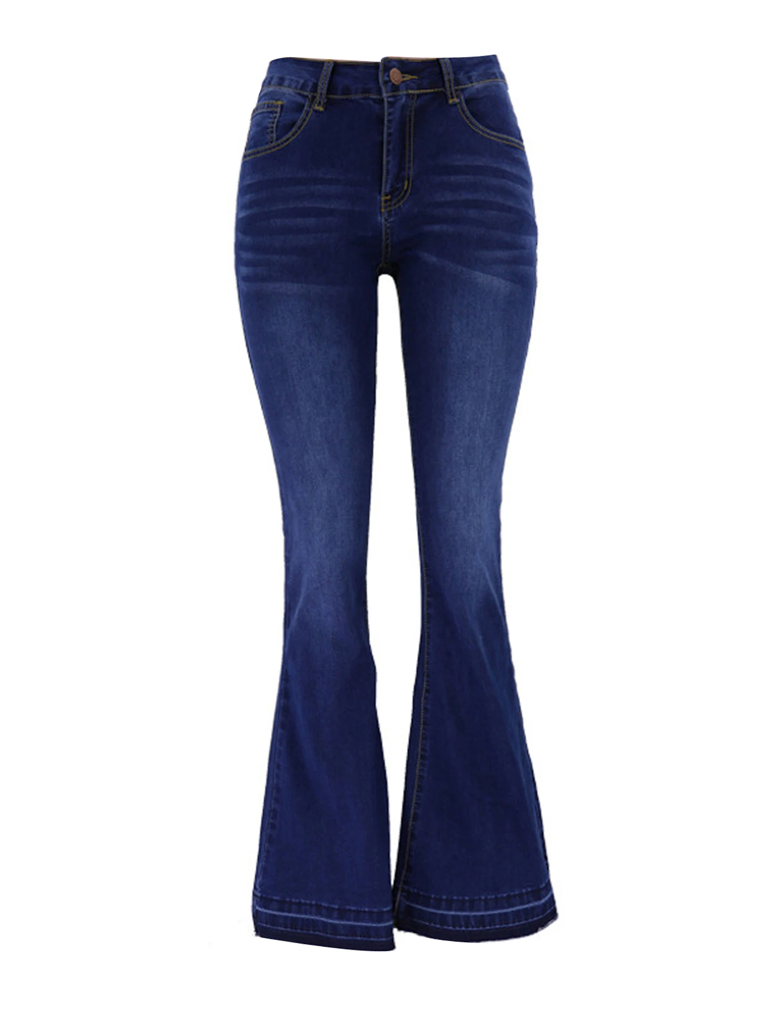 Women’s Korean Skinny Trumpet Jeans Fashion Solid Color Low Waist Denim Pants with Pocket
Women’s Korean Skinny Trumpet Jeans Fashion Solid Color Low Waist Denim Pants with Pocket