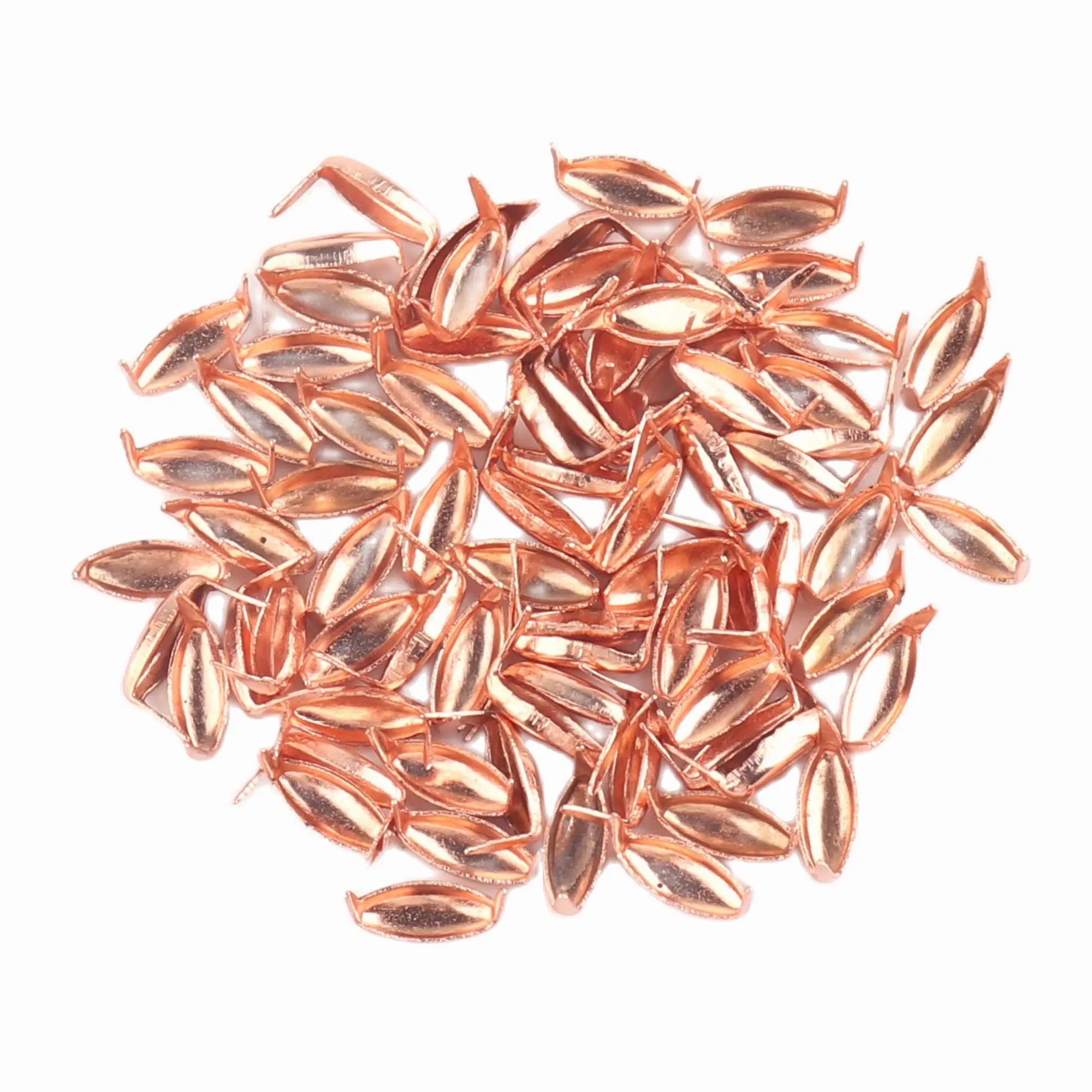 Rose Gold Nailhead Trim Nails Snaps Claw Studs Rivets Cone Decorative Prong Shoes Purse Belt Leather Craft Accessory 80 PCS 3mm
Rose Gold Nailhead Trim Nails Snaps Claw Studs Rivets Cone Decorative Prong Shoes Purse Belt Leather Craft Accessory 80 PCS 3mm