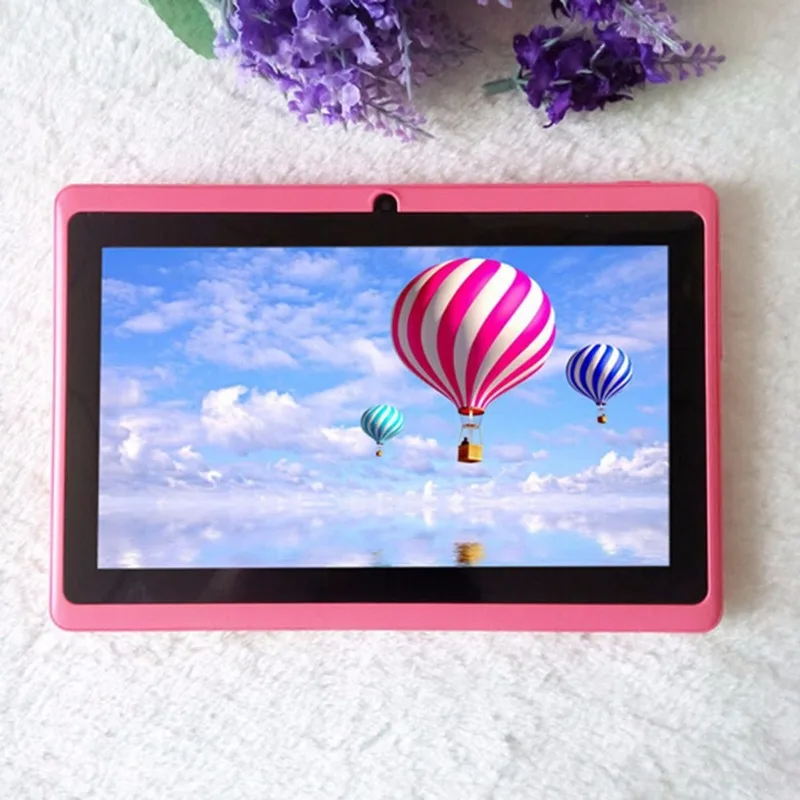 7 дюймов планшетный ПК для детей Q88 4 Гб Google Android 2 DUAL CORE Tablet PC A23 емкостный Экран