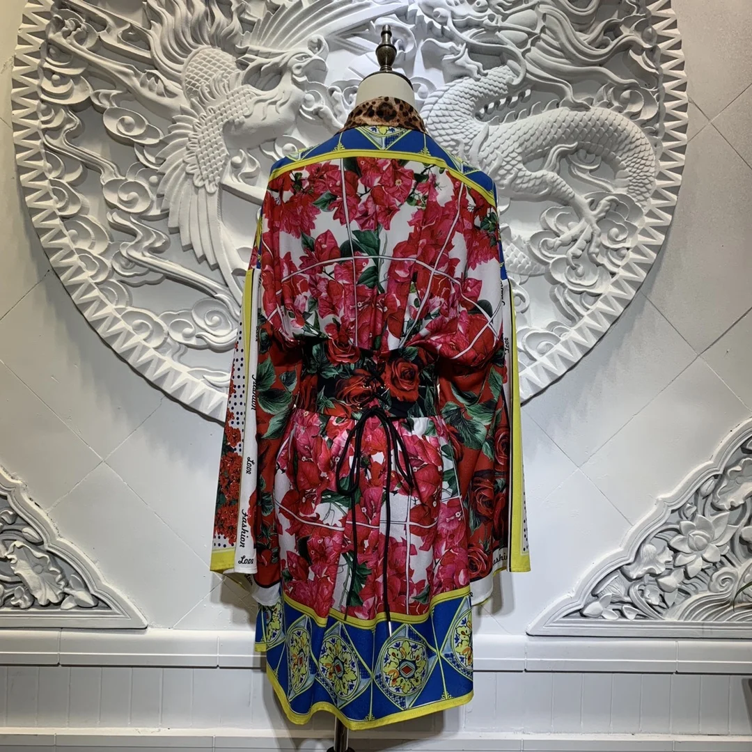 Holiday Spring Fashion Women Party Dresses Lady Long Sleeves Floral Print Diamond Crystal Belted Shirt Dress
Holiday Spring Fashion Women Party Dresses Lady Long Sleeves Floral Print Diamond Crystal Belted Shirt Dress