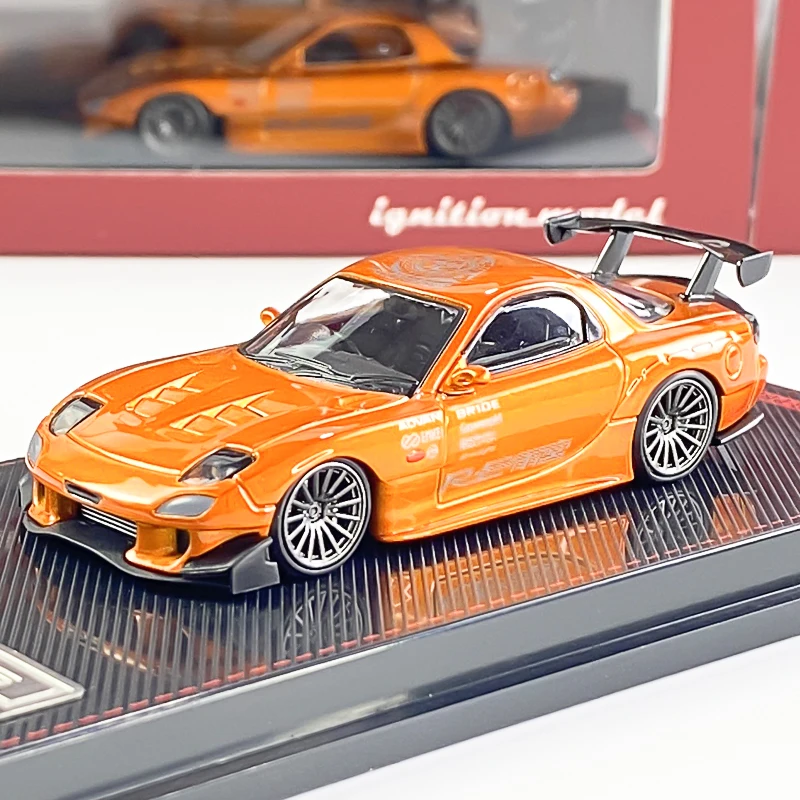 IG 1:64 Mazda RX-7 JDM оранжевая металлическая модель автомобиля, переоснащенная широким кузовом, литой выпуск ограниченной серии, гоночный автомоб...
IG 1:64 Mazda RX-7 JDM оранжевая металлическая модель автомобиля, переоснащенная широким кузовом, литой выпуск ограниченной серии, гоночный автомоб...