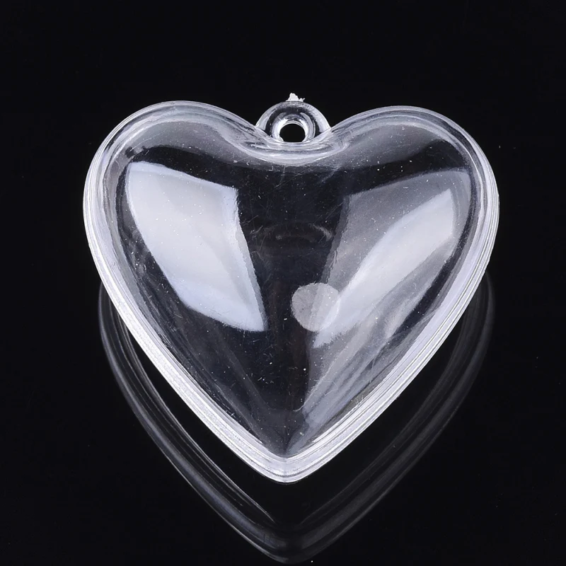 300 pcs Plastic Clear Heart Pendants jewelry making 29x30x18mm, Hole: 1.8mm; Inner Diameter: 21x26mm F50
300 pcs Plastic Clear Heart Pendants jewelry making 29x30x18mm, Hole: 1.8mm; Inner Diameter: 21x26mm F50