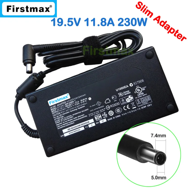 Slim 19.5V 11.8A laptop charger ADP-230EB T 90XB01QN-MPW020 AC power adapter for Asus G701VO W90VN W90VP Gaming Laptop
Slim 19.5V 11.8A laptop charger ADP-230EB T 90XB01QN-MPW020 AC power adapter for Asus G701VO W90VN W90VP Gaming Laptop