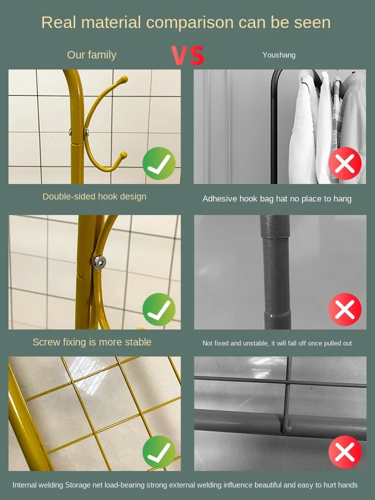 Clothes Hanger Floor Bedroom Light Luxury Clothes Rack Balcony Simple Drying Rack Home Tool Indoor Coat Rack
Clothes Hanger Floor Bedroom Light Luxury Clothes Rack Balcony Simple Drying Rack Home Tool Indoor Coat Rack