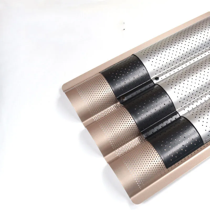 4-Slot-3-Slot-2-Groove Wave-Shaped Bread Baking Tray Rack Method Stick Baking Mold
4-Slot-3-Slot-2-Groove Wave-Shaped Bread Baking Tray Rack Method Stick Baking Mold