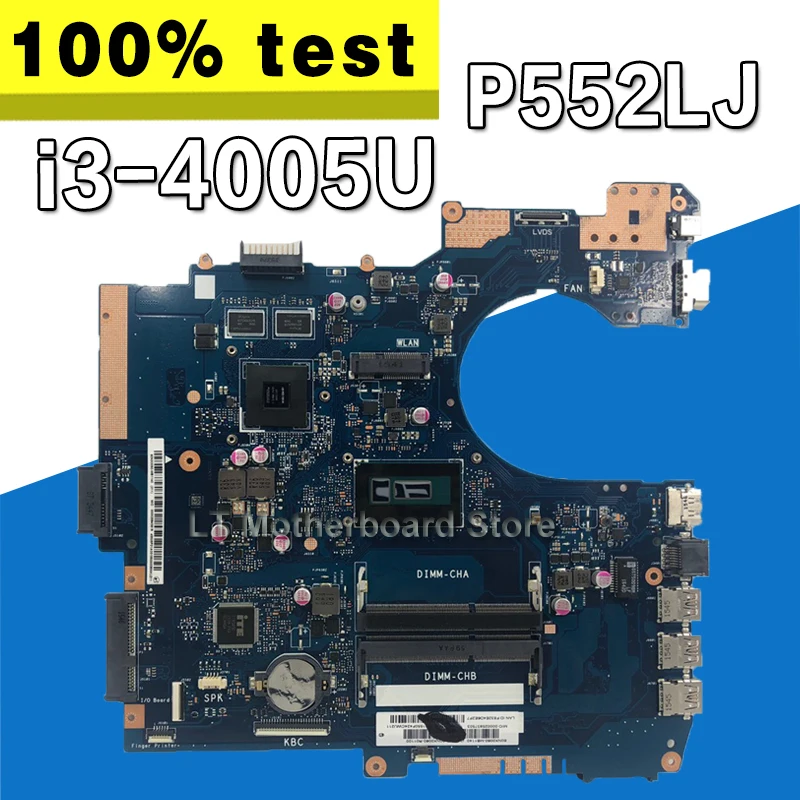 P552LJ Mainboard For Asus P552 P552L P552LJ P2520LA P2520LJ Laptop Motherboard 100% Tested With I3-4005 CPU GT920M 2GB
P552LJ Mainboard For Asus P552 P552L P552LJ P2520LA P2520LJ Laptop Motherboard 100% Tested With I3-4005 CPU GT920M 2GB