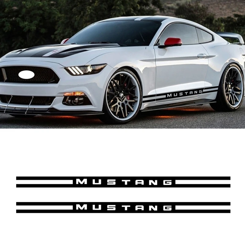 2Pcs Car Door Side Stripes Skirt Sticker Body Graphics Vinyl Decal For Ford Mustang 2009-2020 GT Shelby Auto Accessories
2Pcs Car Door Side Stripes Skirt Sticker Body Graphics Vinyl Decal For Ford Mustang 2009-2020 GT Shelby Auto Accessories