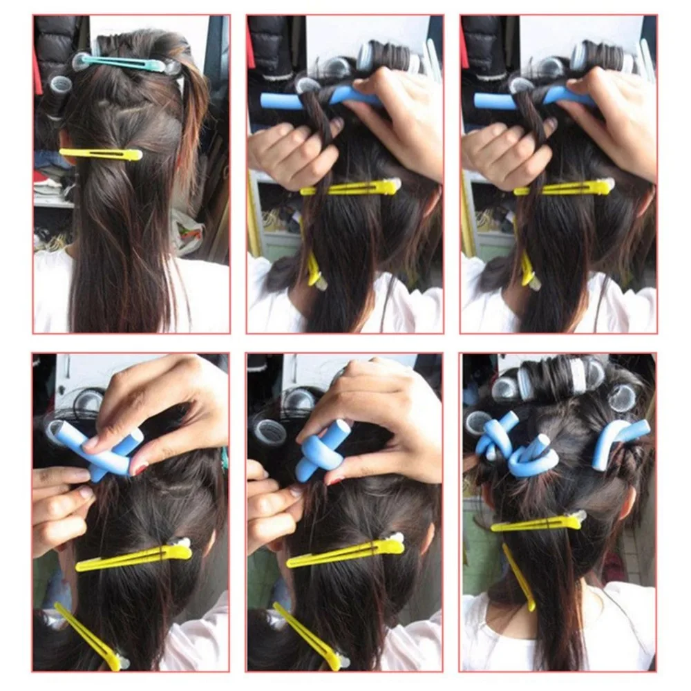 10pcs/Lot Curler Makers Soft Foam Bendy Curls DIY Styling Hair Rollers Tool for Women Accessories 2/1.4/1.2cm Hair Curler
10pcs/Lot Curler Makers Soft Foam Bendy Curls DIY Styling Hair Rollers Tool for Women Accessories 2/1.4/1.2cm Hair Curler