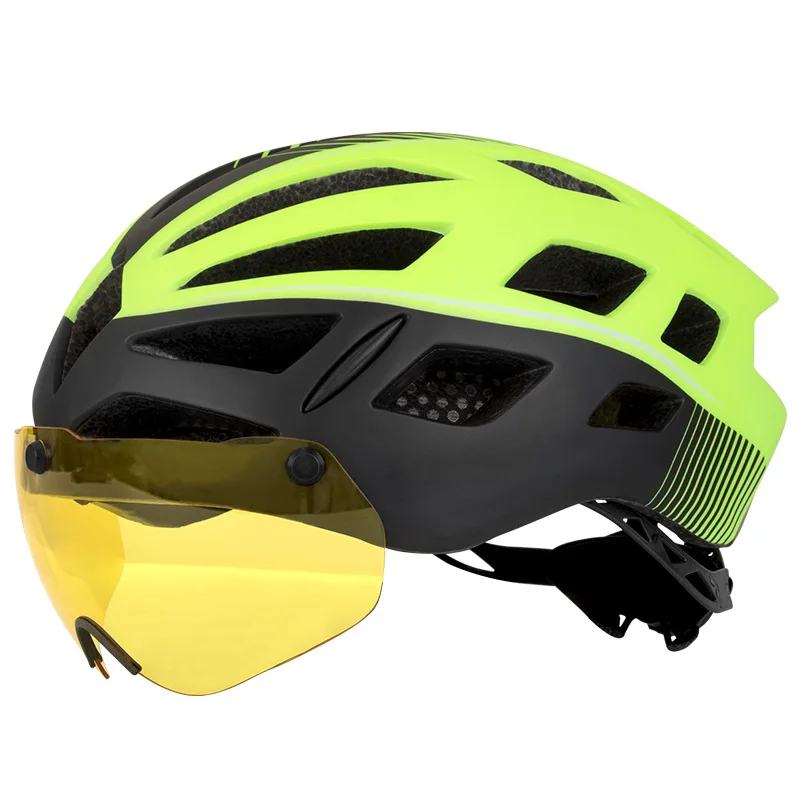 Bicycle Helmet Men Women Integrally-molded Breathable Cycling Helmet Goggles Lens MTB Road Bike Helmet Safely Cap Casco Ciclismo
Bicycle Helmet Men Women Integrally-molded Breathable Cycling Helmet Goggles Lens MTB Road Bike Helmet Safely Cap Casco Ciclismo