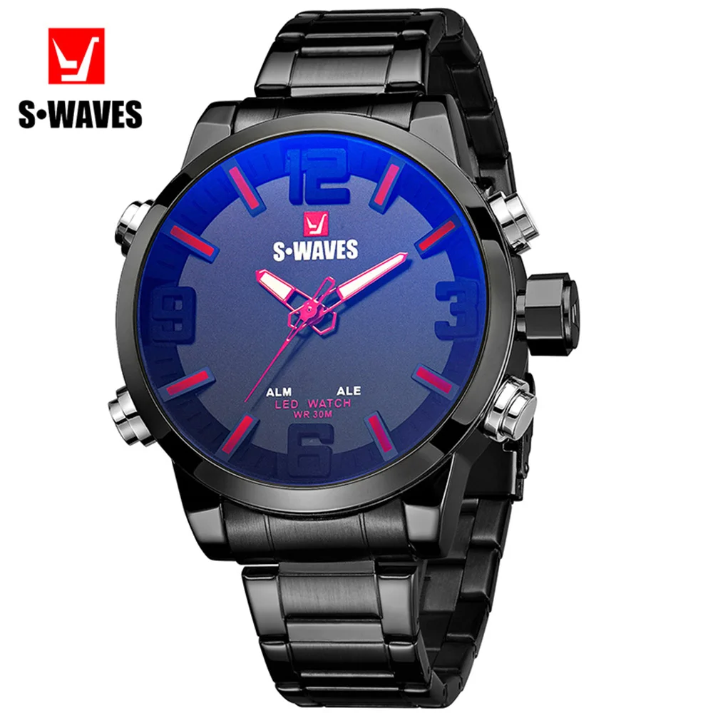 SWAVES светодиодный Для мужчин часы Уникальный Водонепроницаемый часы с полным календарем часы Для мужчин роскошный двойной Дисплей кварцевы...
SWAVES светодиодный Для мужчин часы Уникальный Водонепроницаемый часы с полным календарем часы Для мужчин роскошный двойной Дисплей кварцевы...