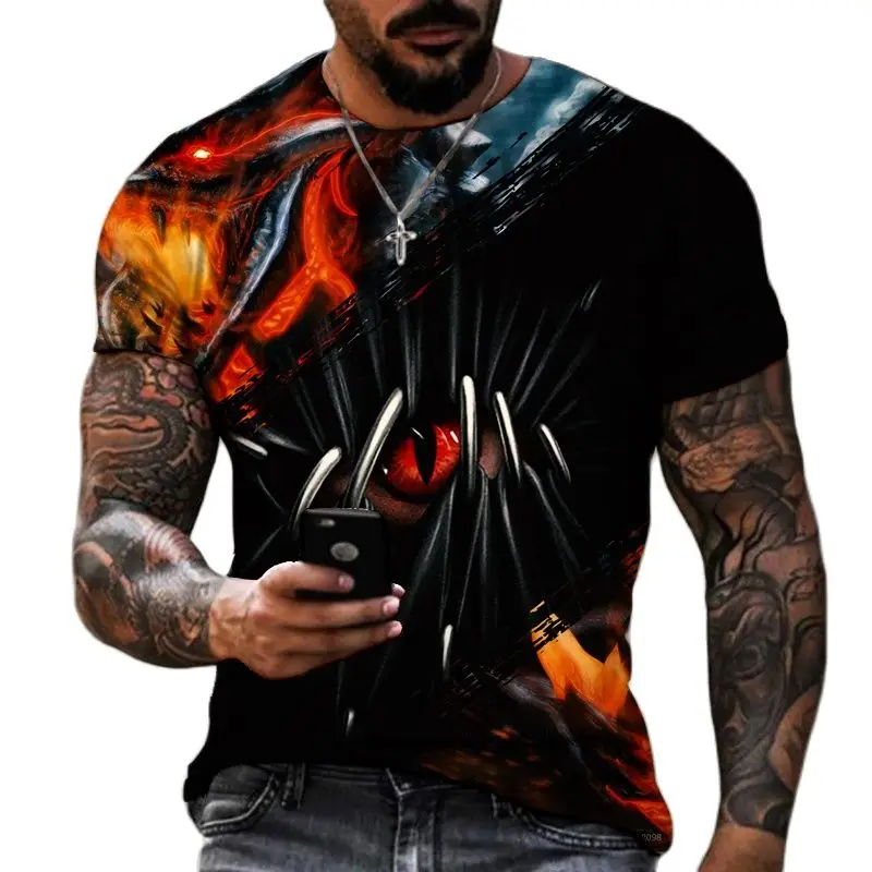 Horror Series Demon Eyes 3D Printed T-shirt Street Fashion O-Neck Trend HD Printed Clothing Summer New Short Sleeve Streetwear
Horror Series Demon Eyes 3D Printed T-shirt Street Fashion O-Neck Trend HD Printed Clothing Summer New Short Sleeve Streetwear