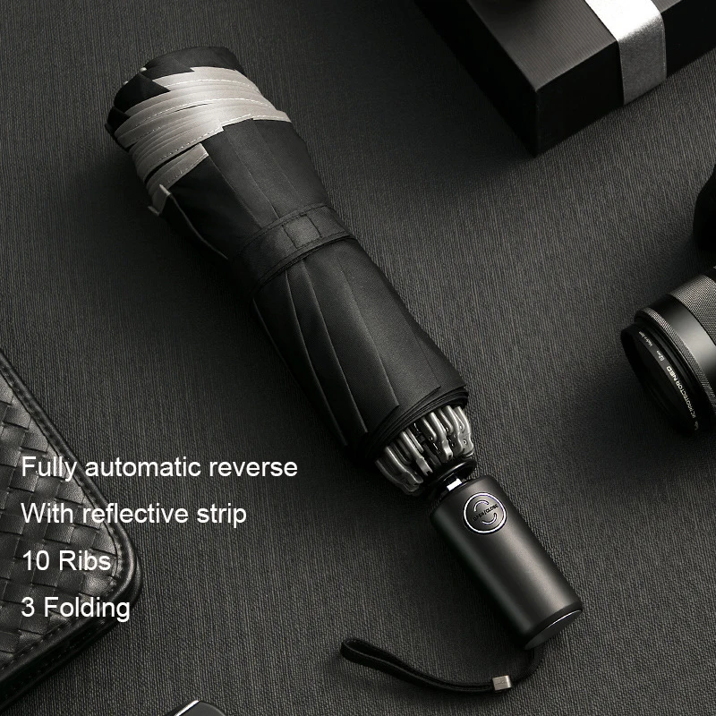 Full Automatic Oversize Reinforced Umbrella Three Folding Male Female Parasol Umbrella Rain Women Windproof Business Umbrella
Full Automatic Oversize Reinforced Umbrella Three Folding Male Female Parasol Umbrella Rain Women Windproof Business Umbrella