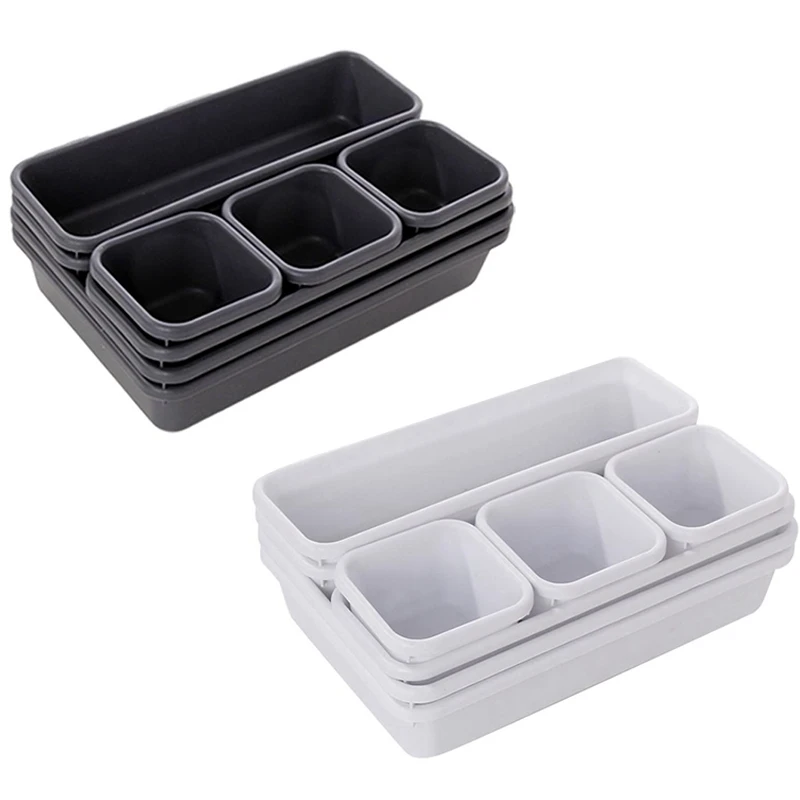 1 Набор настольных коробок для хранения косметики 
1 Набор настольных коробок для хранения косметики