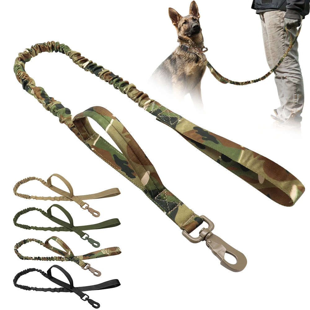 Tactical Dog Leash Nylon No-Pull Bungee Dog Training Leads Military Elastic Buffer Dog Leash For Medium Large Dogs Pet
Tactical Dog Leash Nylon No-Pull Bungee Dog Training Leads Military Elastic Buffer Dog Leash For Medium Large Dogs Pet