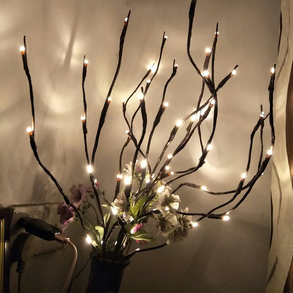 Christmas Lights LED Willow Branch Lamp Floral 20 Bulbs Lights Indoor Xmas decorations home Party Garden Gifts#w
Christmas Lights LED Willow Branch Lamp Floral 20 Bulbs Lights Indoor Xmas decorations home Party Garden Gifts#w