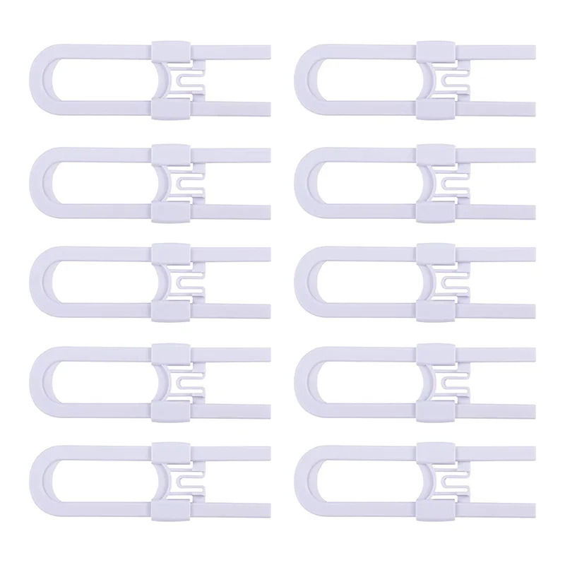 10Pcs Sliding Cabinet Locks - Proofing Cabinets With Adjustable Child Safety Lock Handles Doors Storage Door Cupboard
10Pcs Sliding Cabinet Locks - Proofing Cabinets With Adjustable Child Safety Lock Handles Doors Storage Door Cupboard