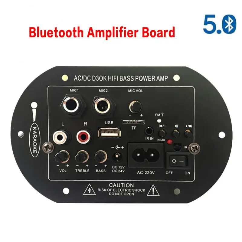 12v 24v Digital Bluetooth-Compatible Stereo Amplifier Board Subwoofer Dual Microphone Karaoke Amplifiers For 8/12 Inch Speaker
12v 24v Digital Bluetooth-Compatible Stereo Amplifier Board Subwoofer Dual Microphone Karaoke Amplifiers For 8/12 Inch Speaker