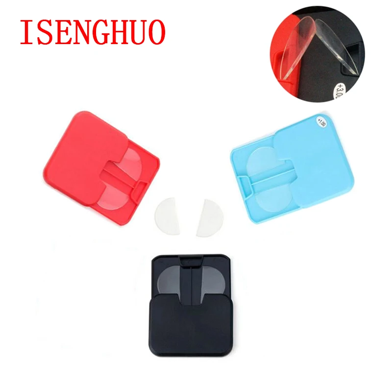 ISENGHUO Liquid Silicone Bifocal Reading Lens 2 Pcs Stick-on Presbyopic Lenses Magnification Reusable Bifocal Lenses 1.0 2.0 3.0
ISENGHUO Liquid Silicone Bifocal Reading Lens 2 Pcs Stick-on Presbyopic Lenses Magnification Reusable Bifocal Lenses 1.0 2.0 3.0