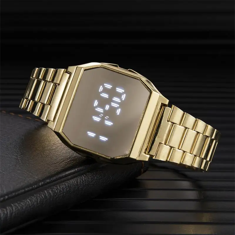 2023 Digital Watch Men Gold LED Watch Top Brand Luxury Stainless Steel Men Digital Wristwatches Electronic Clock Reloj Hombre
2023 Digital Watch Men Gold LED Watch Top Brand Luxury Stainless Steel Men Digital Wristwatches Electronic Clock Reloj Hombre