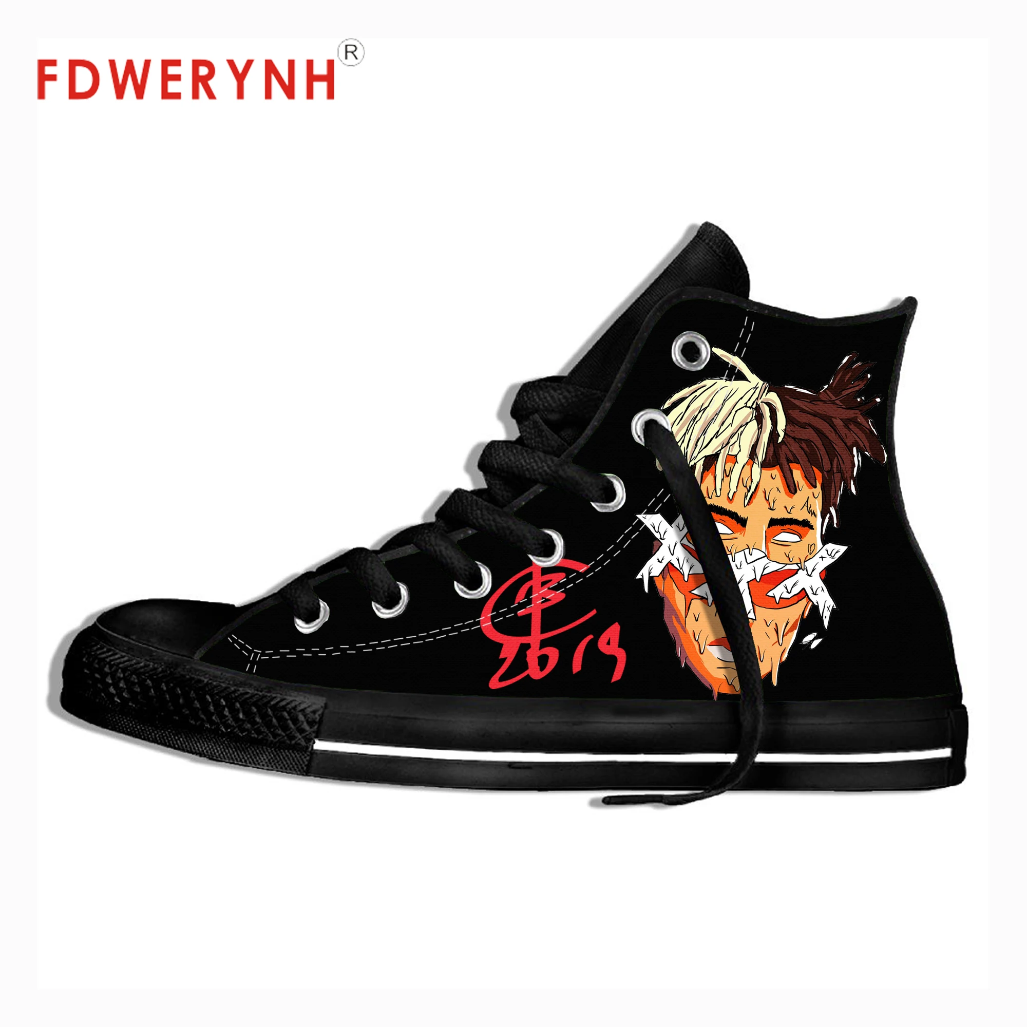 Men Walking Shoes Black Xxxtentacion R.I.P Rap Xxx Tentacion Characters Fashion Cool Street Breathable Brand Canvas Shoes
Men Walking Shoes Black Xxxtentacion R.I.P Rap Xxx Tentacion Characters Fashion Cool Street Breathable Brand Canvas Shoes