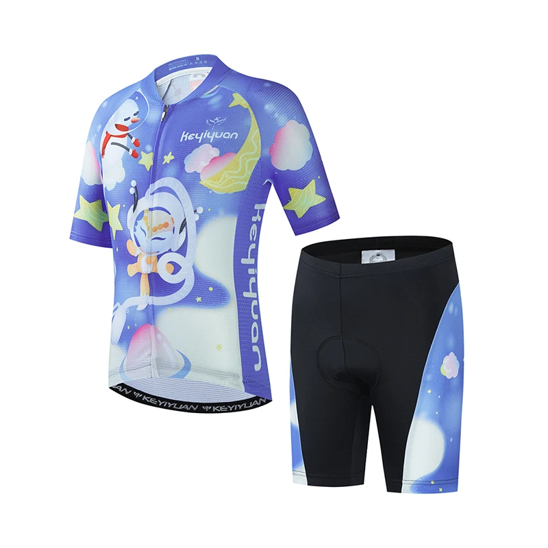 KEYIYUAN 2022 Summer Bicycle Cycle Wear Suit Children Bike Clothing Kids Short Sleeve Cycling Jersey Set Maillot Cyclisme
KEYIYUAN 2022 Summer Bicycle Cycle Wear Suit Children Bike Clothing Kids Short Sleeve Cycling Jersey Set Maillot Cyclisme