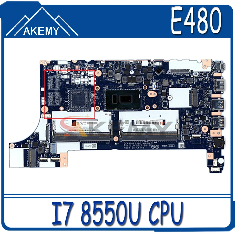 Akemy для Lenovo Thinkpad E480 E580 ноутбук материнская плата EE480 EE580 NM-B421 процессор I7 8550U DDR4 100% тесты работы
Akemy для Lenovo Thinkpad E480 E580 ноутбук материнская плата EE480 EE580 NM-B421 процессор I7 8550U DDR4 100% тесты работы