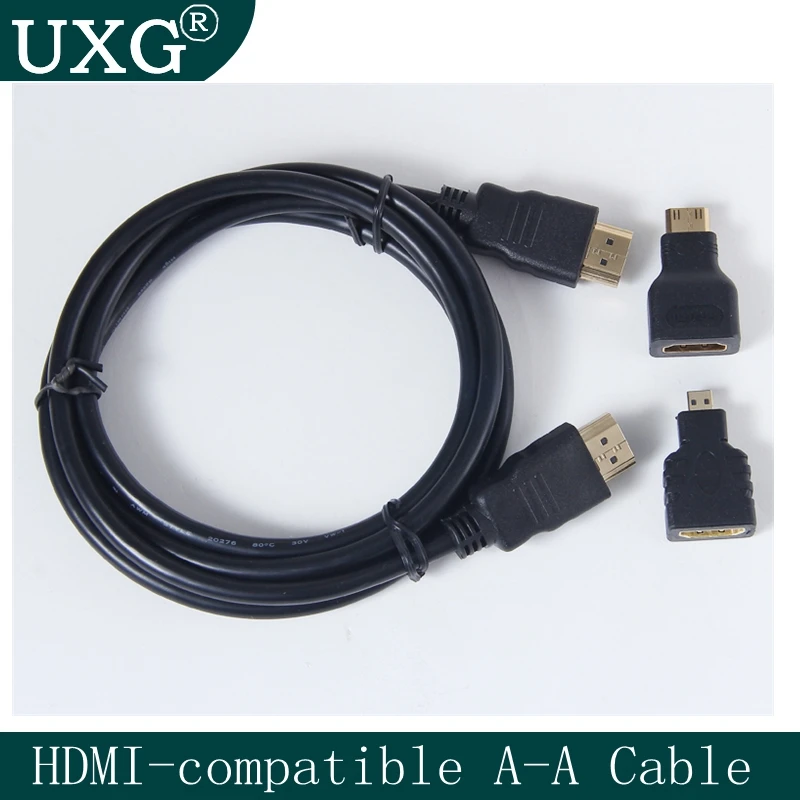 Высококачественный мини-HDMI-совместимый адаптер Micro HDMI-совместимый кабель 1,5 м 4K HD подходит для PS3 HDTV DVD XBOX PC Pro
Высококачественный мини-HDMI-совместимый адаптер Micro HDMI-совместимый кабель 1,5 м 4K HD подходит для PS3 HDTV DVD XBOX PC Pro