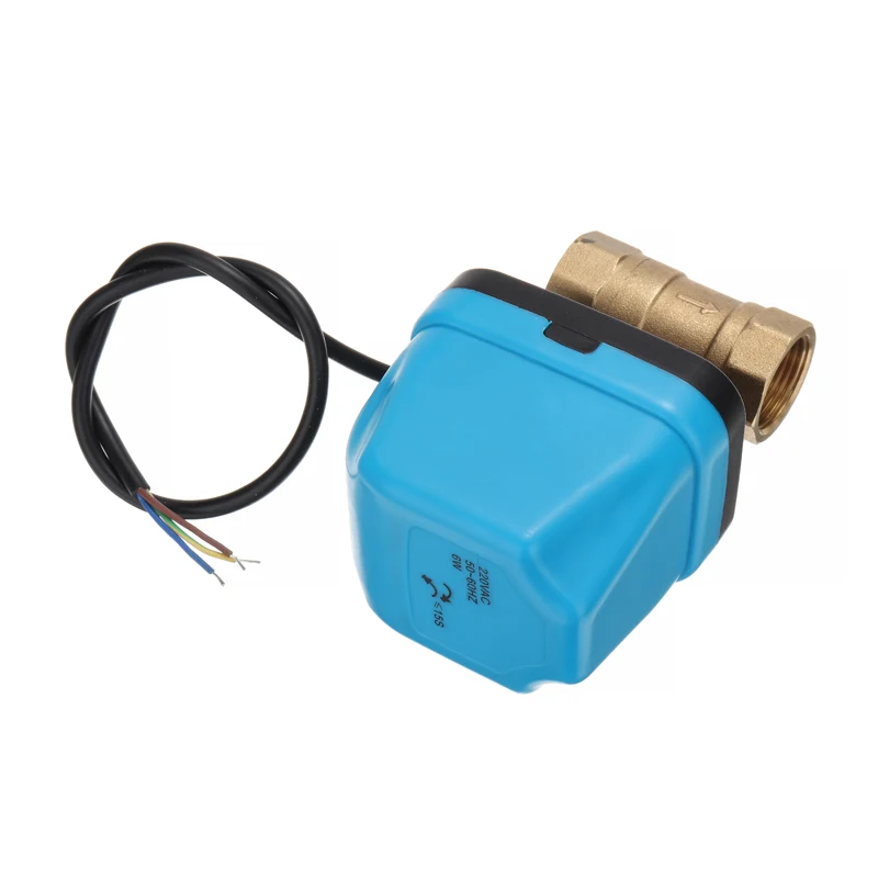 Brass Electrical Ball Valve G3/4" DN20 3/4 Inch Two Ways 220V Control Motorized Miniature Electric Actuator G Pipe Thread
Brass Electrical Ball Valve G3/4" DN20 3/4 Inch Two Ways 220V Control Motorized Miniature Electric Actuator G Pipe Thread