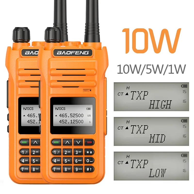 2PCS Baofeng UV-88 Walkie Talkie High Power 10W Amateur Two way Radio Station Tri-Power 10/5/1W Dual Band Transceiver UV-5R
2PCS Baofeng UV-88 Walkie Talkie High Power 10W Amateur Two way Radio Station Tri-Power 10/5/1W Dual Band Transceiver UV-5R