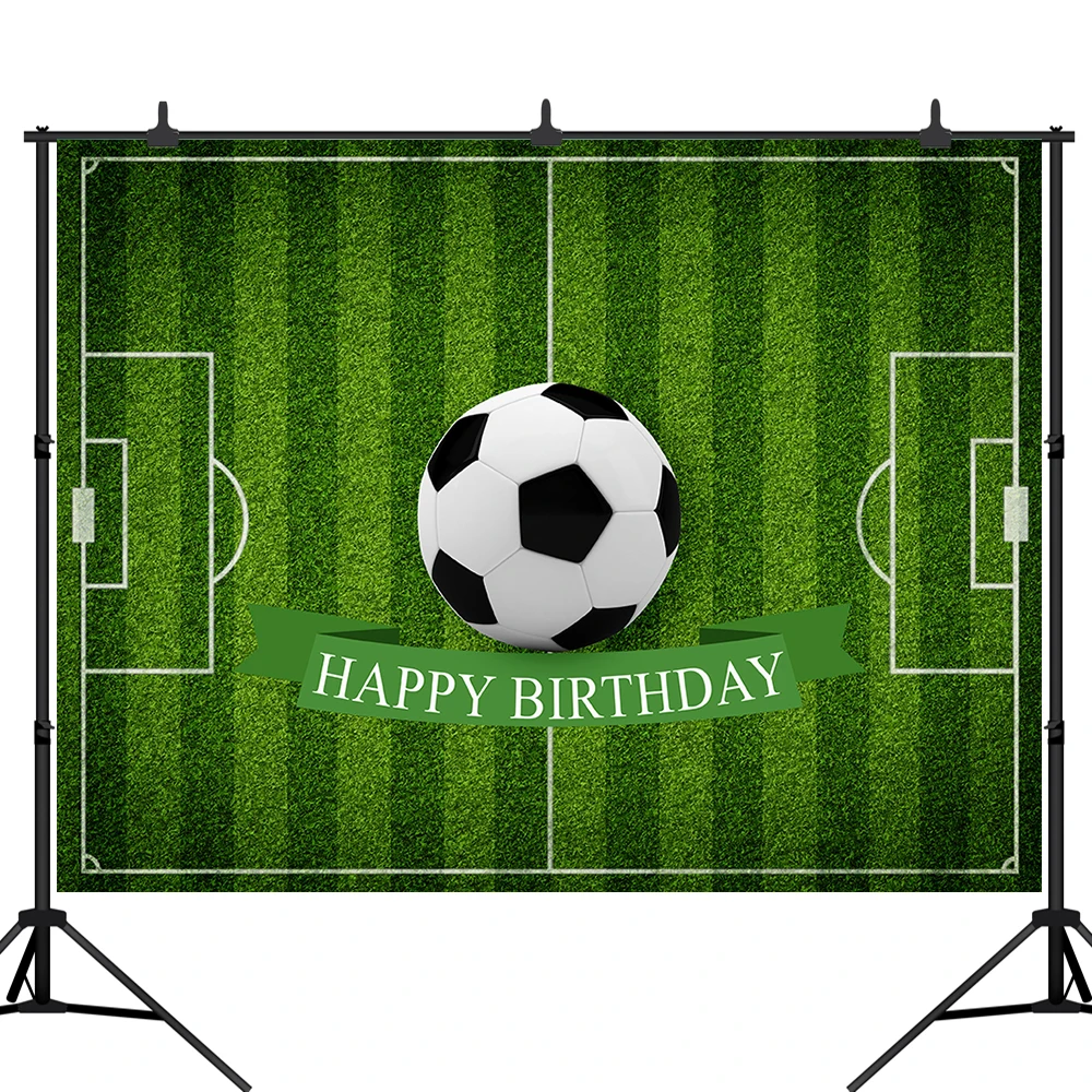 Фото Спортивные Футбол футбольное поле День рождения настенные фоны - купить