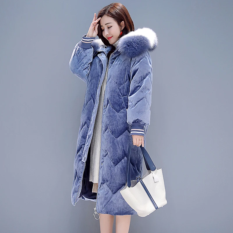 Winter Coat Female 2021 Hooded Long Warm Thick Jacket Women Big Fur Collar Parkas Women's Jackets Casaco Feminino Inverno Gxy144
Winter Coat Female 2021 Hooded Long Warm Thick Jacket Women Big Fur Collar Parkas Women's Jackets Casaco Feminino Inverno Gxy144