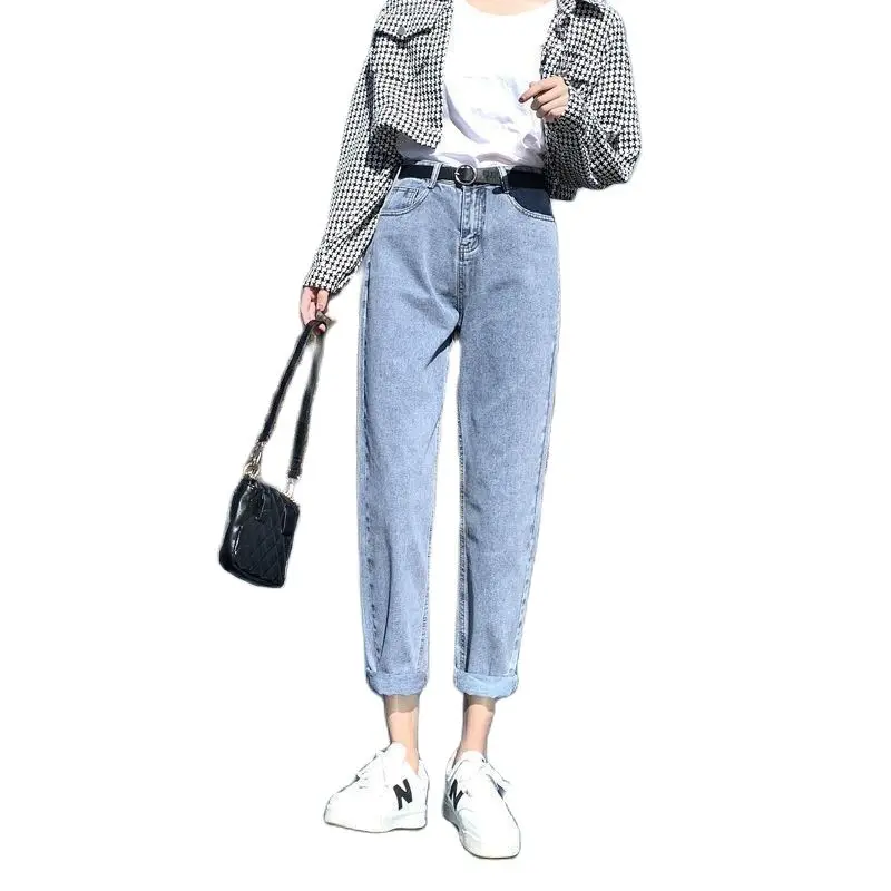 Korean Jeans Woman High Waist Wide Pants Boyfriend Loose Straight Blue Gray Black Streetwear Mom Jeans Cowboy Denim Trousers
Korean Jeans Woman High Waist Wide Pants Boyfriend Loose Straight Blue Gray Black Streetwear Mom Jeans Cowboy Denim Trousers